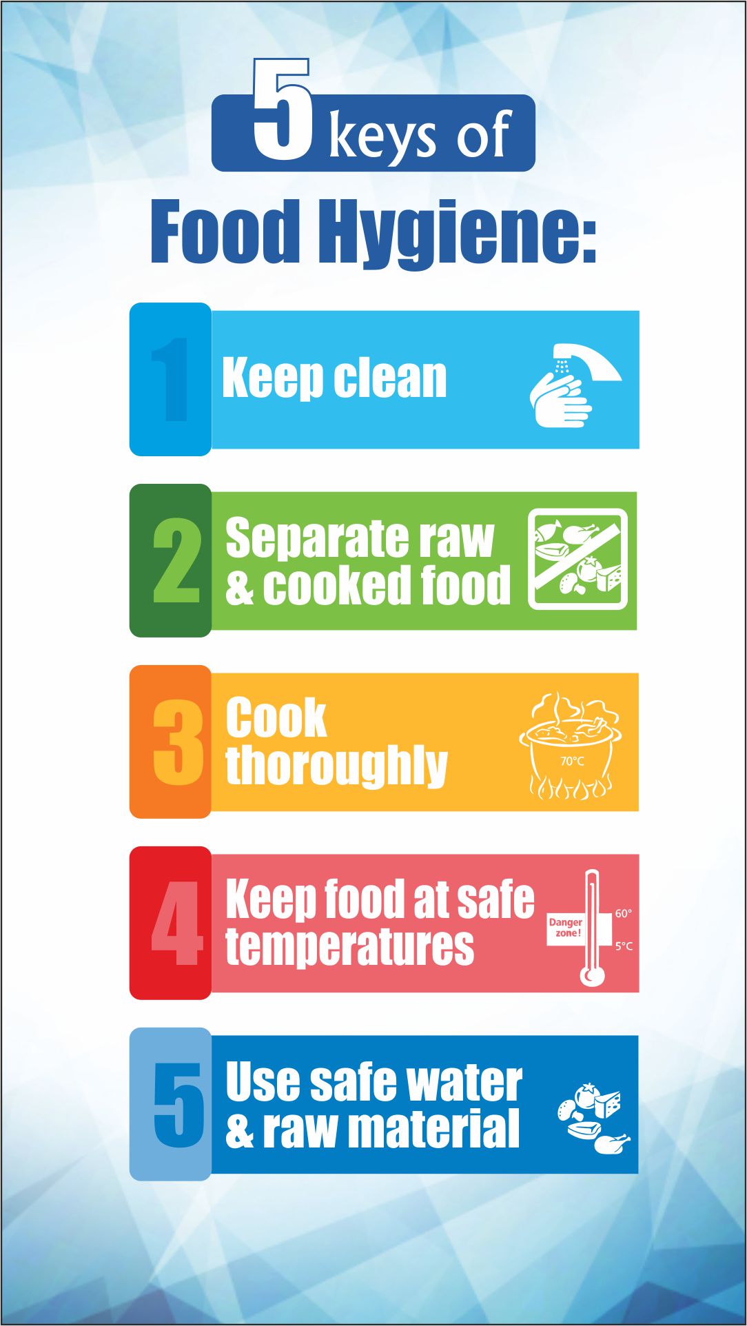 Food Safety And Sanitation Poster